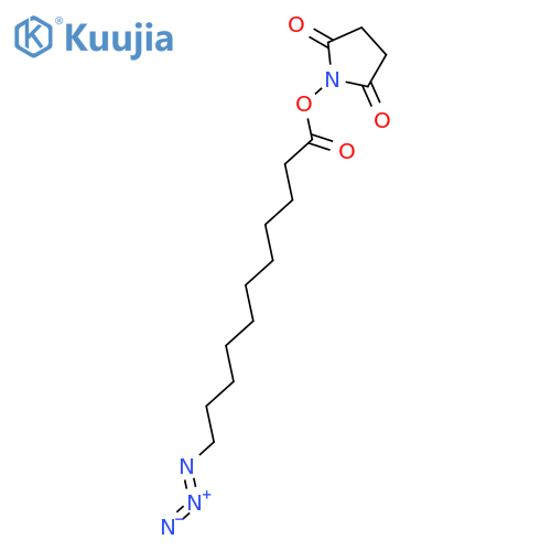 2,5-Pyrrolidinedione, 1-[(11-azido-1-oxoundecyl)oxy]- structure