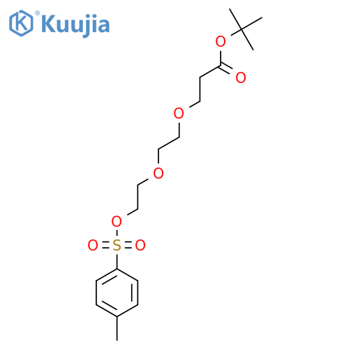 Tos-PEG2-C2-Boc structure