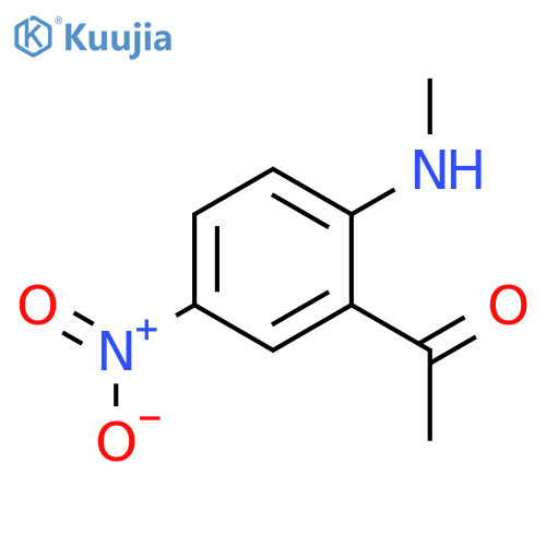 1-[2-(methylamino)-5-nitrophenyl]ethan-1-one structure