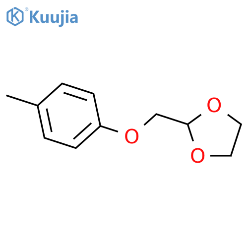 1,3-Dioxolane,2-[(4-methylphenoxy)methyl]- structure