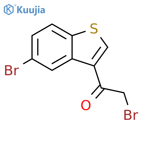 Ethanone,2-bromo-1-(5-bromobenzo[b]thien-3-yl)- structure