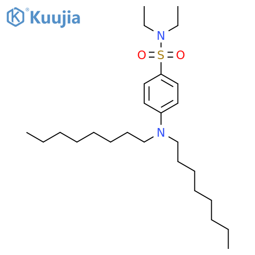 BENZENESULFONAMIDE, 4-(DIOCTYLAMINO)-N,N-DIETHYL- structure