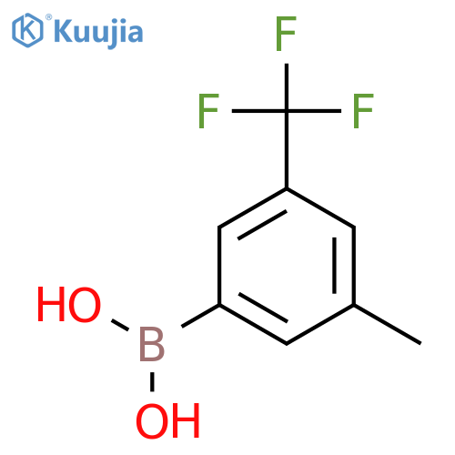 (3-Methyl-5-(trifluoromethyl)phenyl)boronic acid structure