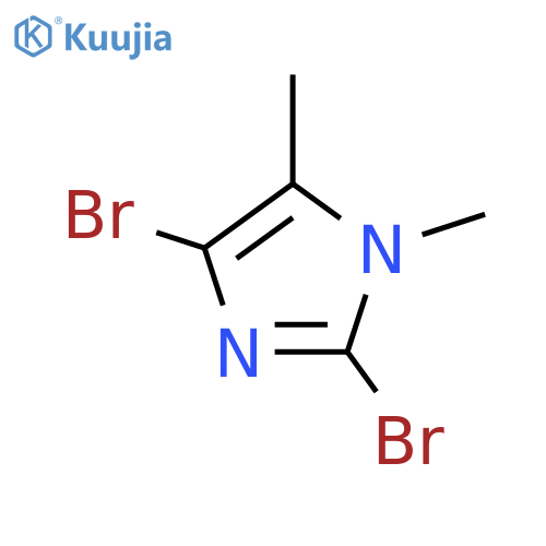 2,4-Dibromo-1,5-dimethyl-1H-imidazole structure