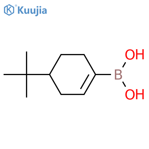 (4-(tert-Butyl)cyclohex-1-en-1-yl)boronic acid structure