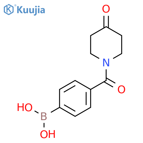 B-4-(4-Oxo-1-piperidinyl)carbonylphenylboronic Acid structure