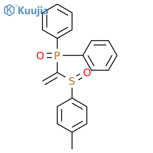 Phosphine oxide, [1-[(4-methylphenyl)sulfinyl]ethenyl]diphenyl- structure