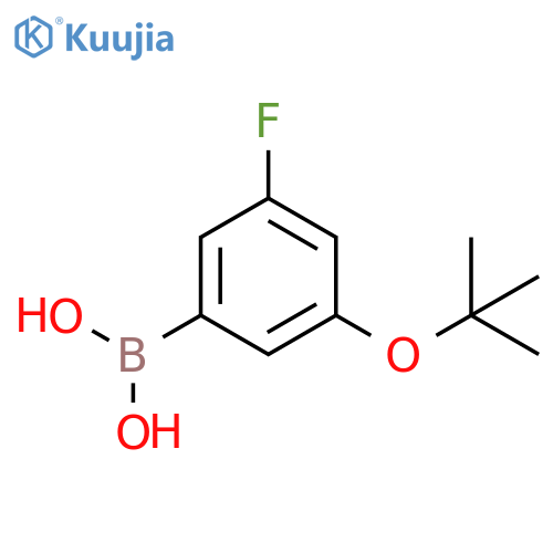 3-Fluoro-5-(tert-butoxy)phenylboronic acid structure
