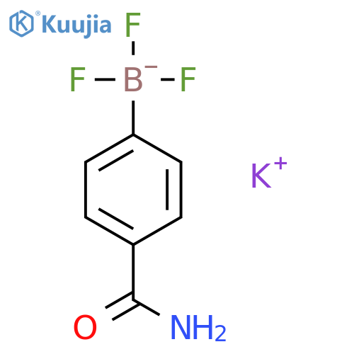 Potassium (4-Aminocarbonylphenyl)trifluoroborate structure