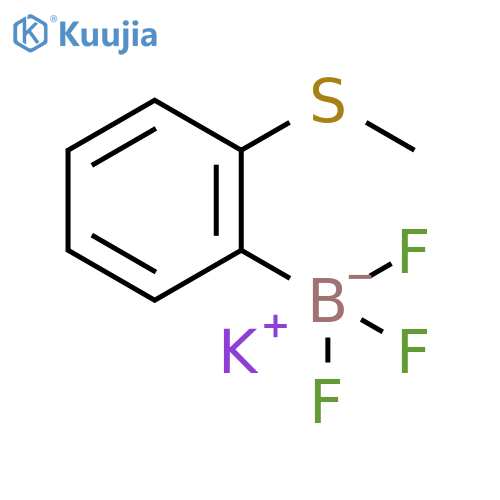 Potassium Trifluoro-(2-methylsulfanylphenyl)boranuide structure