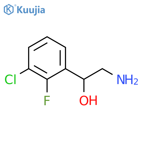 2-amino-1-(3-chloro-2-fluorophenyl)ethan-1-ol structure