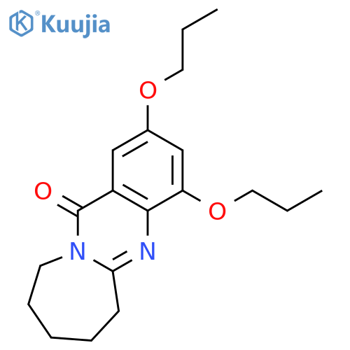 Azepino[2,1-b]quinazolin-12(6H)-one, 7,8,9,10-tetrahydro-2,4-dipropoxy- structure