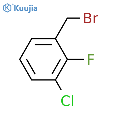 1-(bromomethyl)-3-chloro-2-fluorobenzene structure