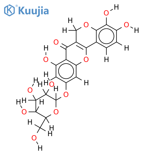 isoophioglonil 7-O-beta-D-glucopyranoside structure