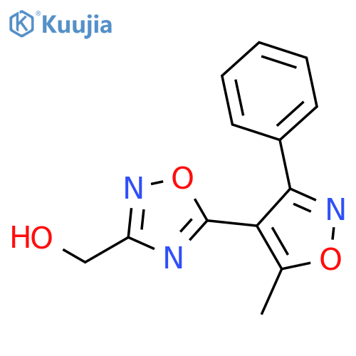 1,2,4-Oxadiazole-3-methanol, 5-(5-methyl-3-phenyl-4-isoxazolyl)- structure