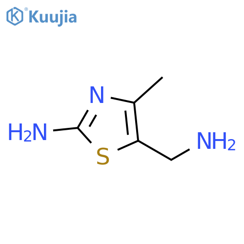 5-(Aminomethyl)-4-methylthiazol-2-amine structure