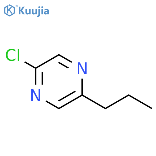 Pyrazine, 2-chloro-5-propyl- structure