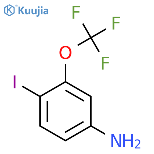 4-Iodo-3-(trifluoromethoxy)aniline structure