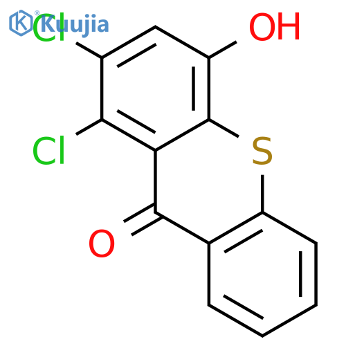 1,2-Dichloro-4-hydroxy-9H-thioxanthen-9-one structure