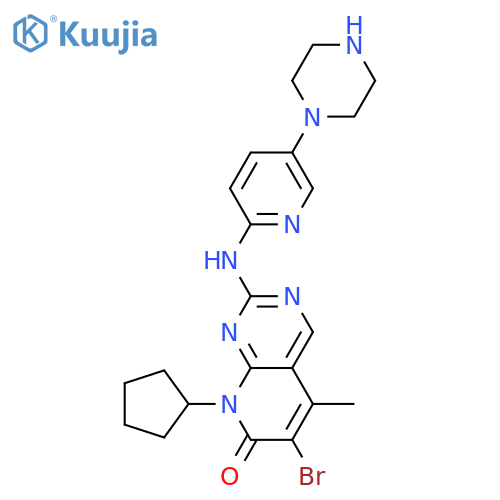 6-Desacetyl-6-Bromo Palbociclib structure