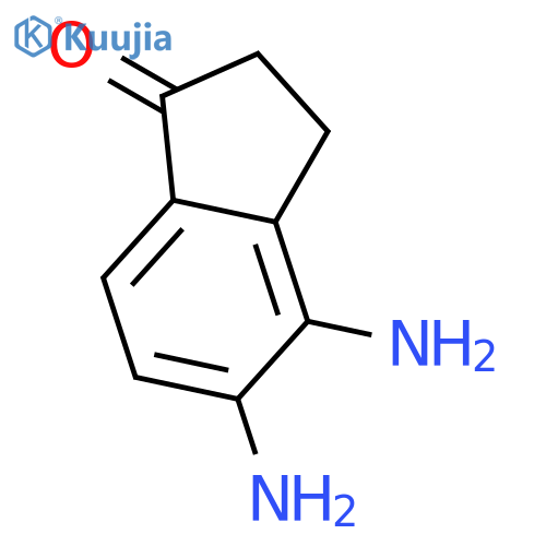 4,5-diamino-2,3-dihydroinden-1-one structure