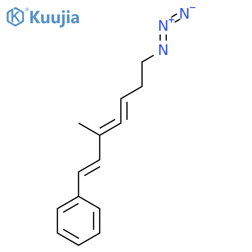 BENZENE, [(1E)-7-AZIDO-3-METHYL-1,3,4-HEPTATRIENYL]- structure