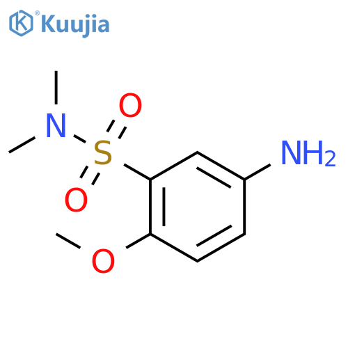 5-Amino-2-methoxy-N,N-dimethylbenzenesulfonamide structure