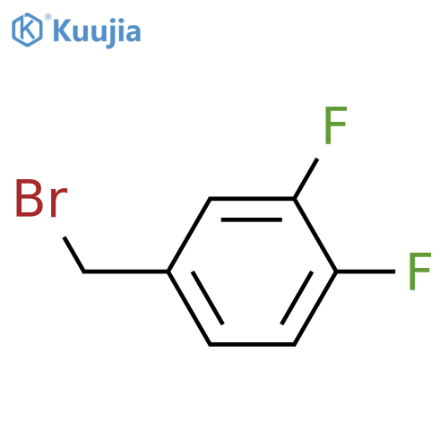 3,4-Difluorobenzyl bromide structure