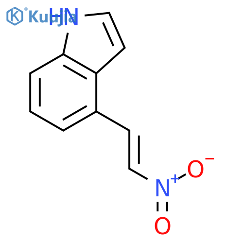 (E)-4-(2-Nitrovinyl)-1H-indole structure