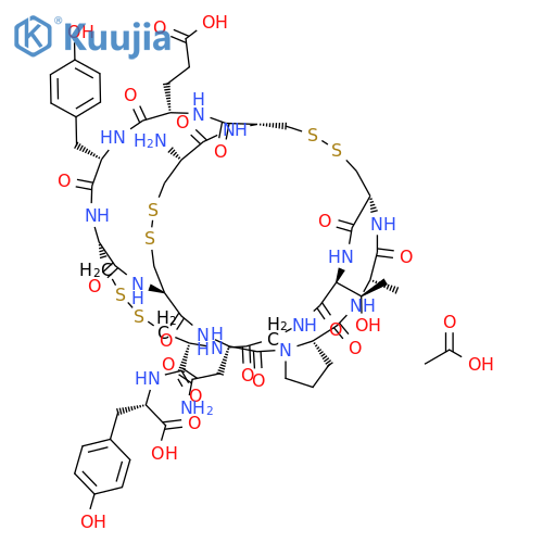 Linaclotide acetate structure