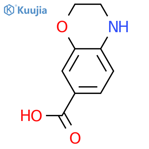 3,4-dihydro-2H-1,4-benzoxazine-7-carboxylic acid structure