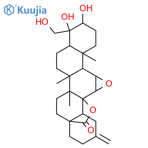 11,12-Epoxy-3,4,23-trihydroxy-24,30-dinor-20(29)-oleanen-28,13-olide; (3β,4β,11α,12α,13β)-form structure