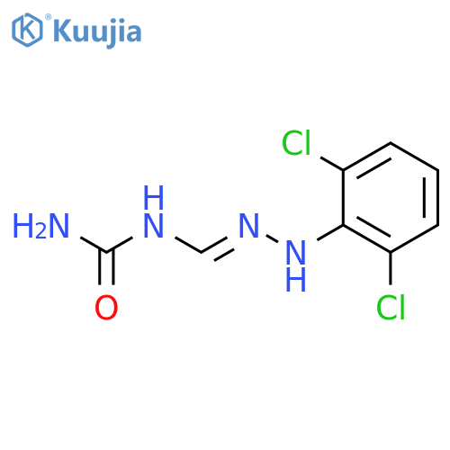 N-(2,6-dichlorophenyl)carbamimidoylurea structure