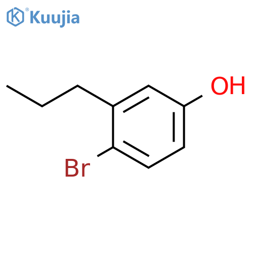 PHENOL, 4-BROMO-3-PROPYL- structure