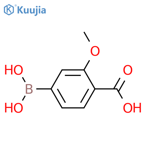 3-methoxy-4-carboxyphenylboronic acid structure