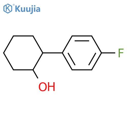 2-(4-Fluorophenyl)cyclohexan-1-ol structure