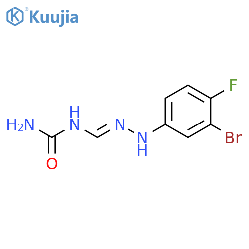 UREA, [[(3-BROMO-4-FLUOROPHENYL)AMINO]IMINOMETHYL]- structure