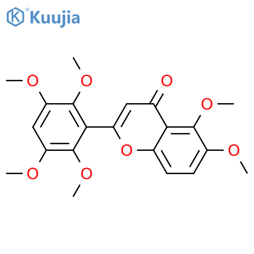 2',3',5,5',6,6'-Hexahydroxyflavone; Hexa-Me ether structure