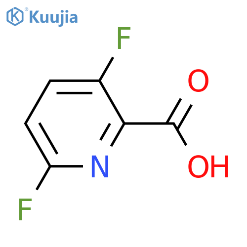 3,6-Difluoropyridine-2-carboxylic Acid structure