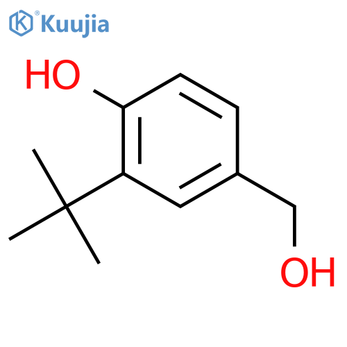 2-(tert-Butyl)-4-(hydroxymethyl)phenol structure