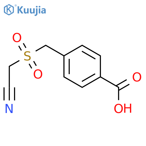 4-(Cyanomethanesulfonyl)MethylBenzoic Acid structure