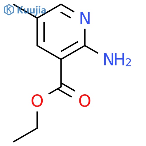 Ethyl 2-amino-5-methylnicotinate structure