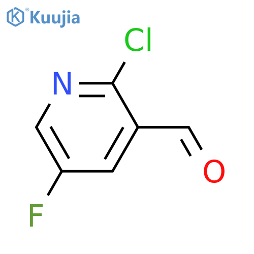 2-Chloro-5-Fluoropyridine-3-carbaldehyde structure