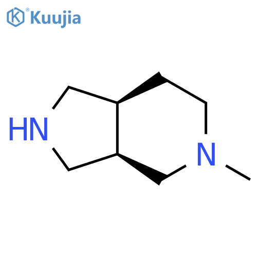 rac-(3aR,7aS)-5-methyl-octahydro-1H-pyrrolo3,4-cpyridine structure