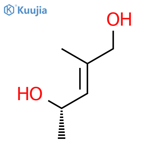 2-Pentene-1,4-diol, 2-methyl-, (2E,4S)- structure