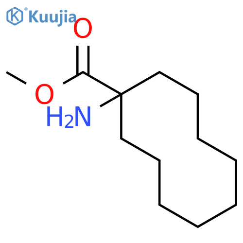 CYCLODECANECARBOXYLIC ACID, 1-AMINO-, METHYL ESTER structure