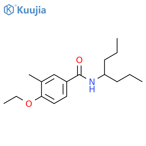 Benzamide, 4-ethoxy-3-methyl-N-(1-propylbutyl)- structure