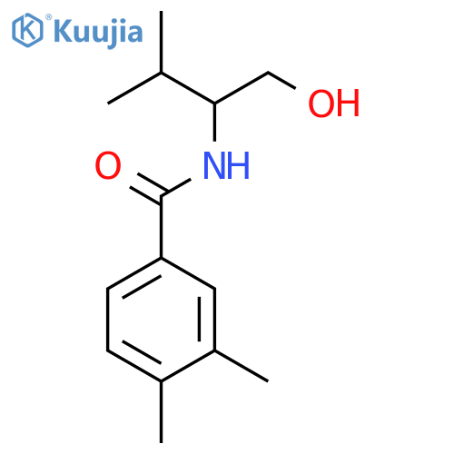 BENZAMIDE, N-[1-(HYDROXYMETHYL)-2-METHYLPROPYL]-3,4-DIMETHYL- structure