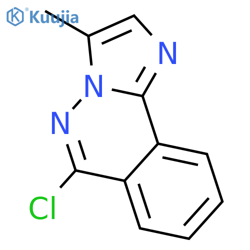 IMIDAZO[2,1-A]PHTHALAZINE, 6-CHLORO-3-METHYL- structure