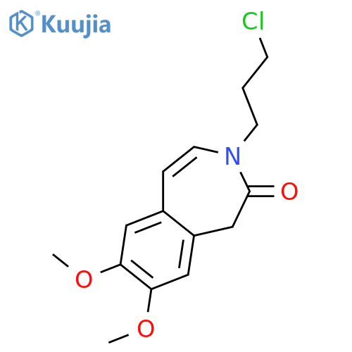 3-(3-Chloropropyl)-7,8-dimethoxy-1H-3-benzazepin-2(3H)-one structure